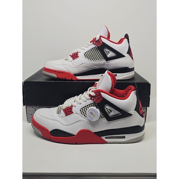 Jordan 4 Retro OG Mid Fire Red Sz 12 DC7770-160 PRE-OWNED main image 6